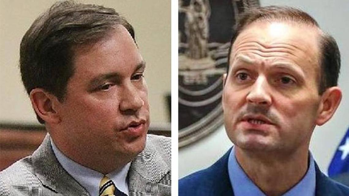 David Pascoe (l); Alan Wilson