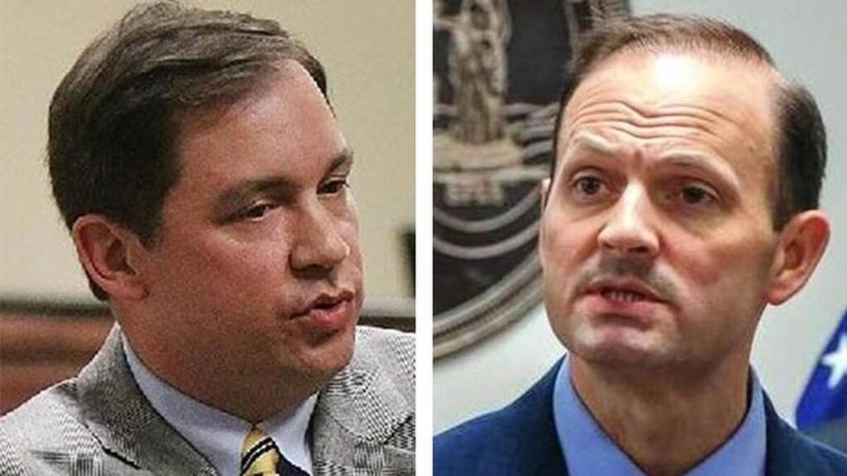 David Pascoe (l); Alan Wilson