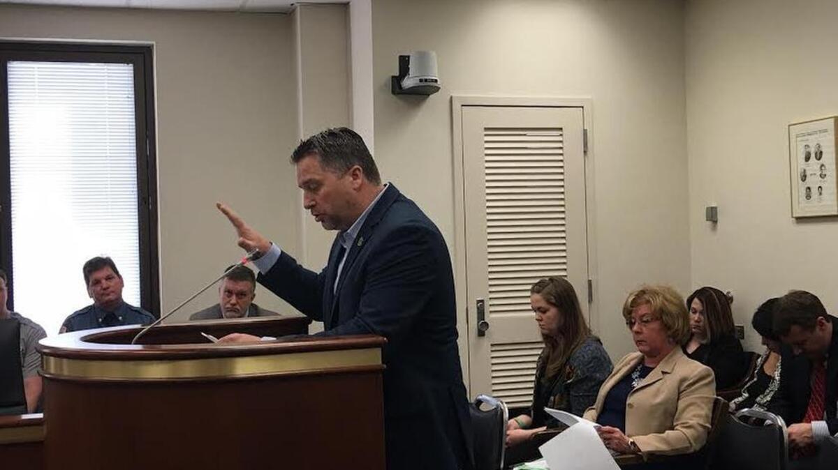 Paton Blough at a House subcommittee meeting Thursday