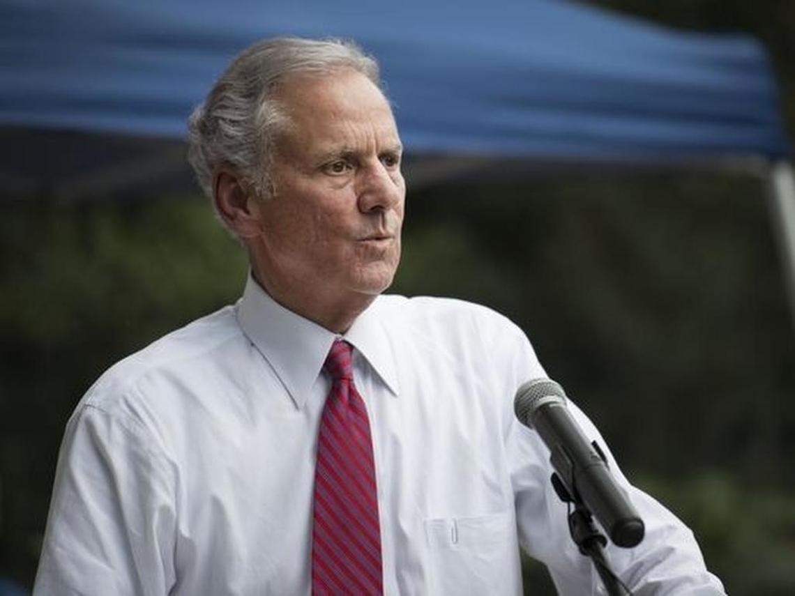 Governor Henry McMaster speaks at the Upstate Republican Women Club BBQ in Greenville on Wednesday, September 20, 2017.