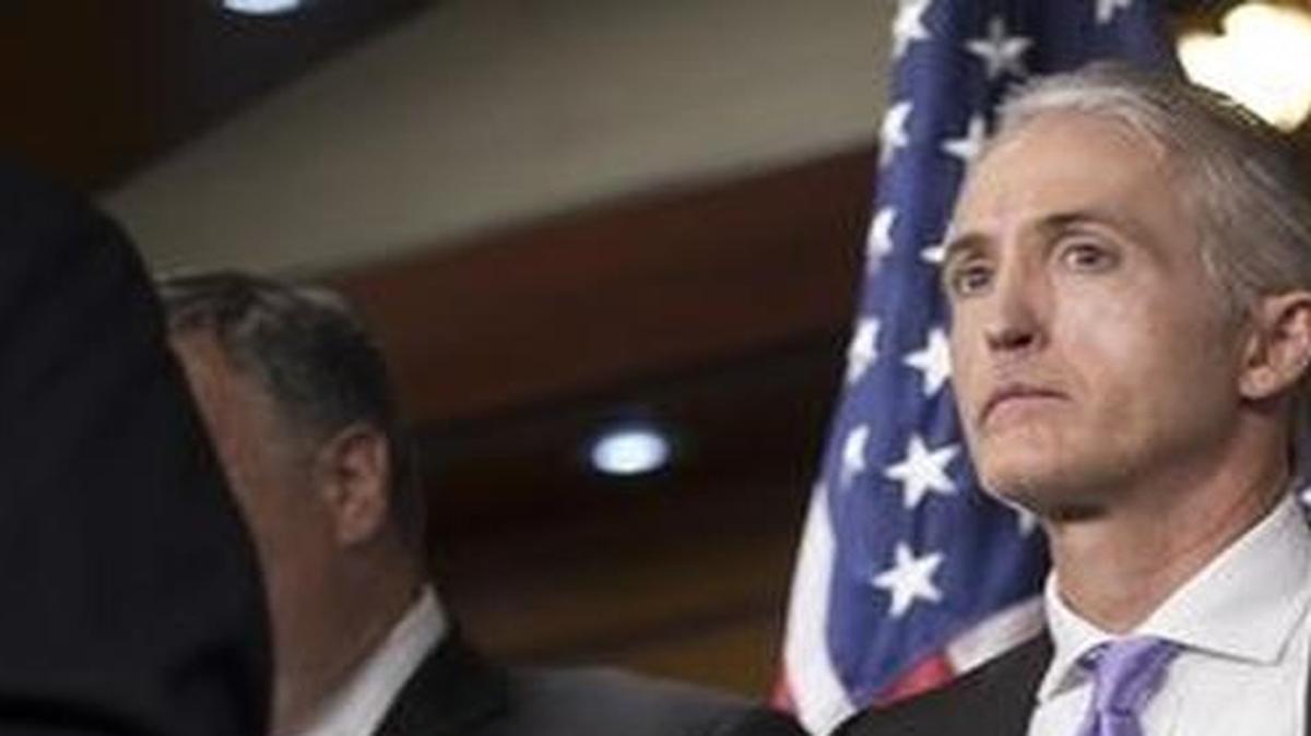 US Represenative Trey Gowdy (R-SC) on Capitol Hill