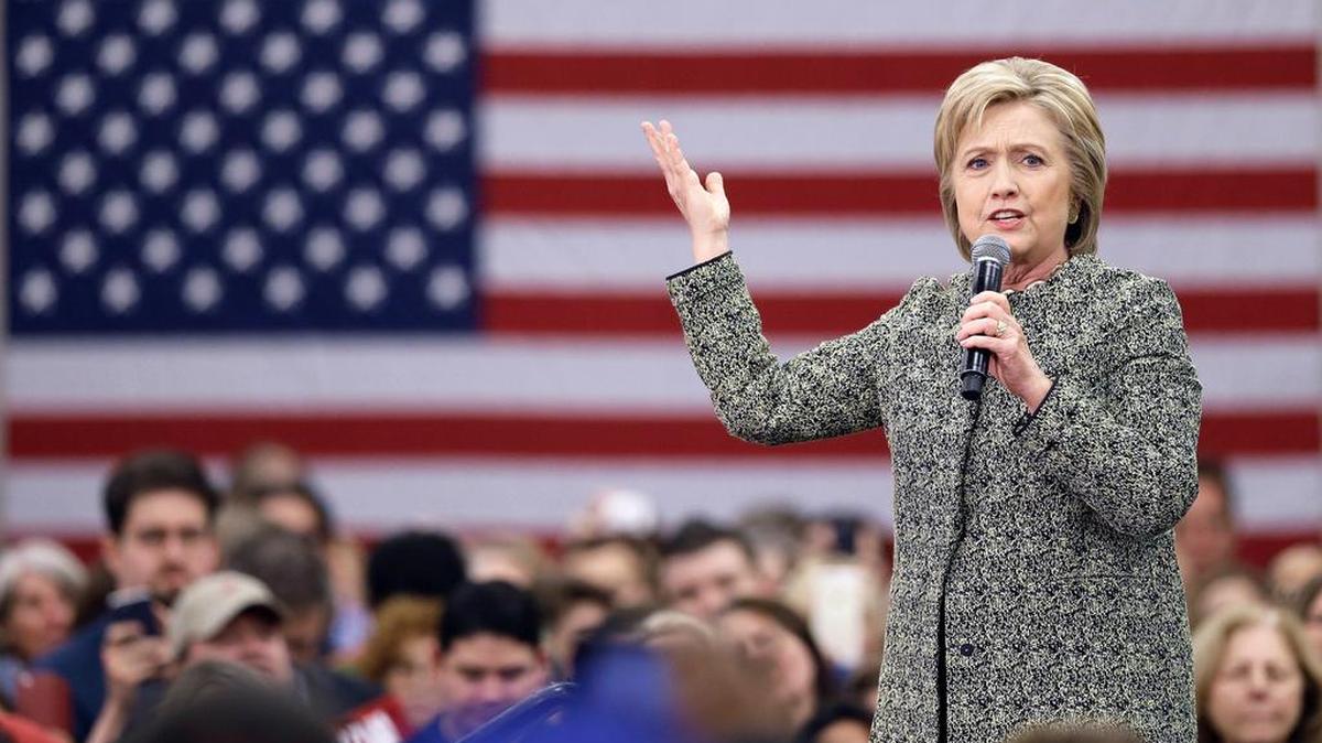 Democratic presidential candidate Hillary Clinton speaks at Meharry Medical College, Sunday, Feb. 28, 2016, in Nashville, Tenn.
