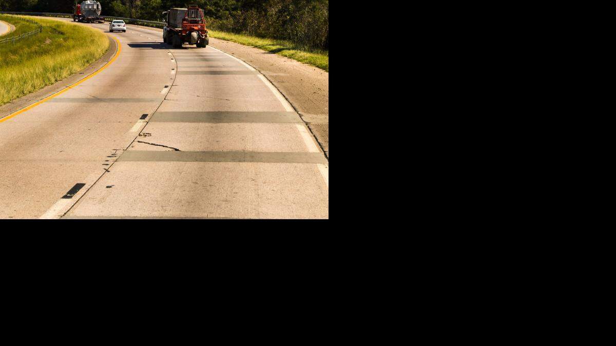 
Cracks develop in the concrete on I-20 near Lexington. The maintenance of South Carolina roads will be a major issue for the gubernatorial candidates this year. The almost $50 billion issue will likely dominate the 2015 legislative session. 
