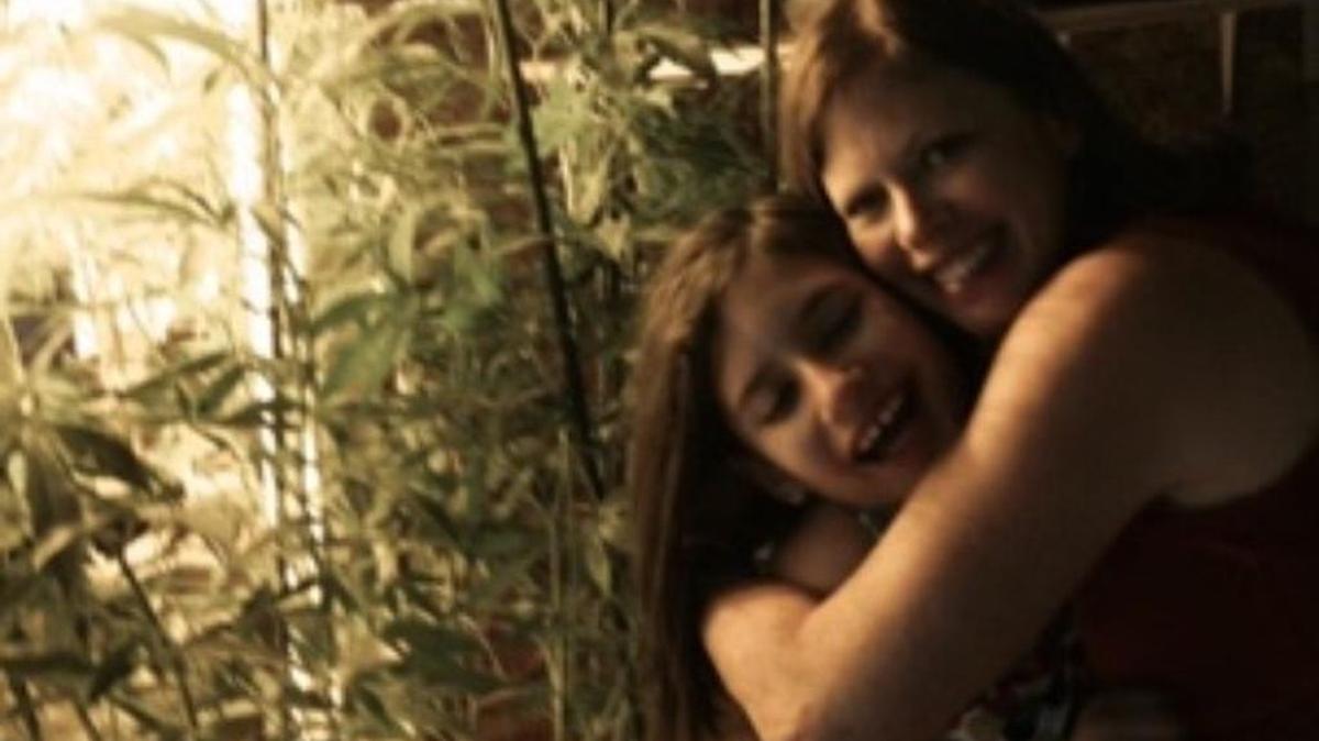 Mary Louise Swing, 9, and her mom Jill Swing on their trip to Maine for medical marijuana treatments this summer.