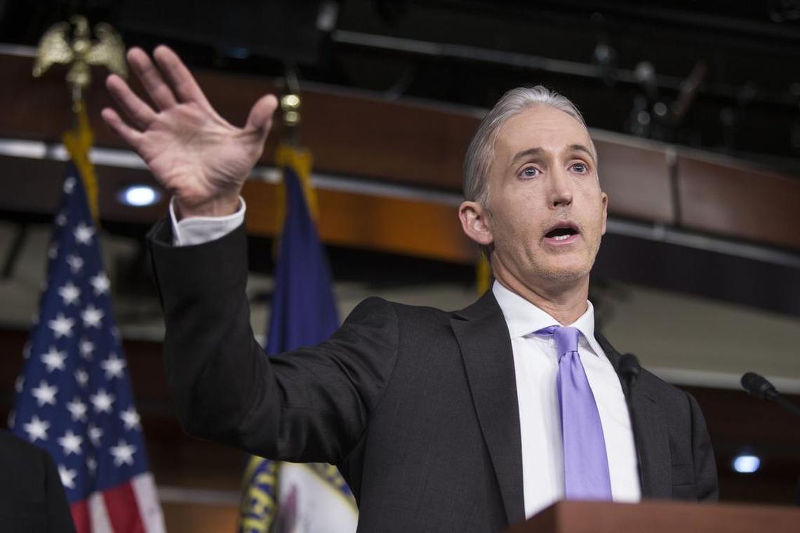 U.S. Rep. Trey Gowdy, R-S.C., said on Twitter over the weekened that the FBI’s Deputy Director, Andrew McCabe, was not “attacked” or “grilled” during a House Intelligence Committee hearing on the issue of FBI agent Peter Strzok’s text messages that concerned the 2016 campaign. File.