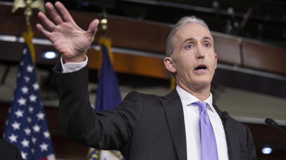 Then-U.S. Rep. Trey Gowdy, R-S.C., is shown in 2016.