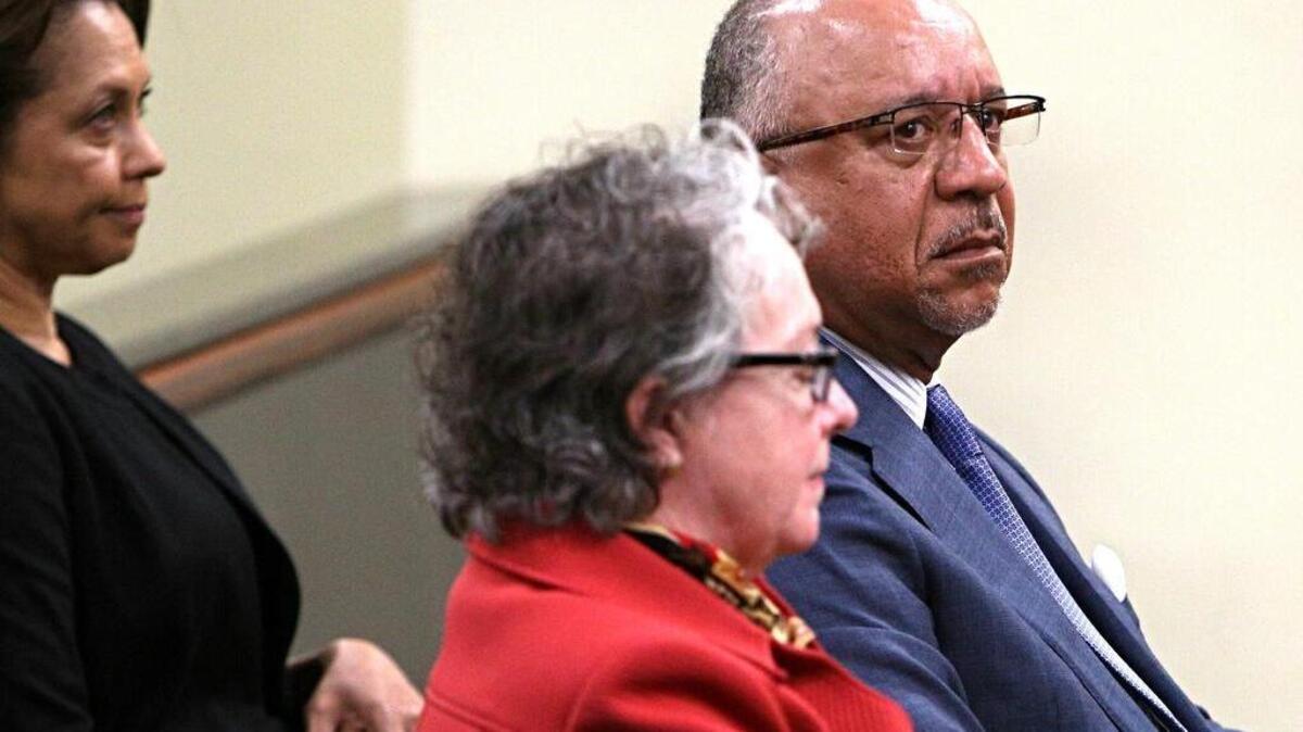 
S.C. State University President Thomas Elzey listens during a hearing over his lawsuit in March.
