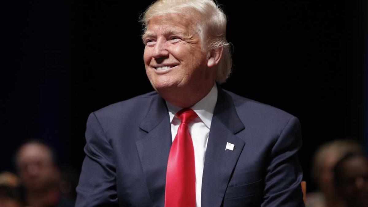 Republican presidential candidate Donald Trump
