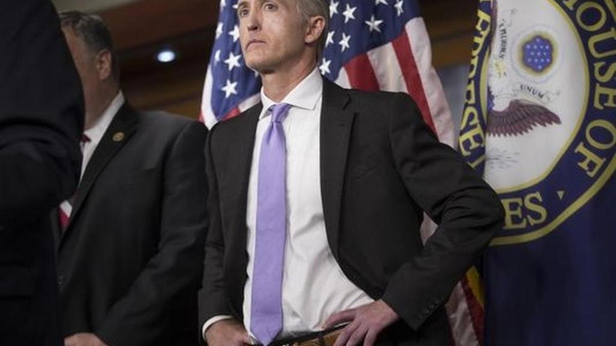 US Represenative Trey Gowdy (R-SC) on Capitol Hill