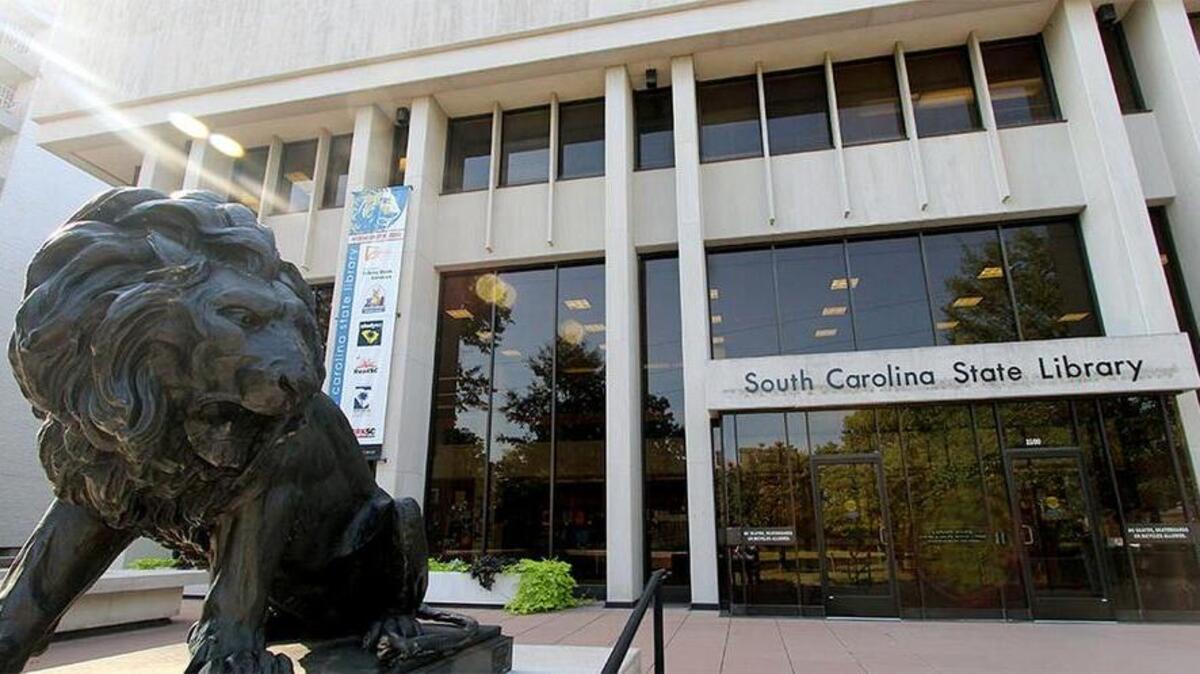 The S.C. State Library building.