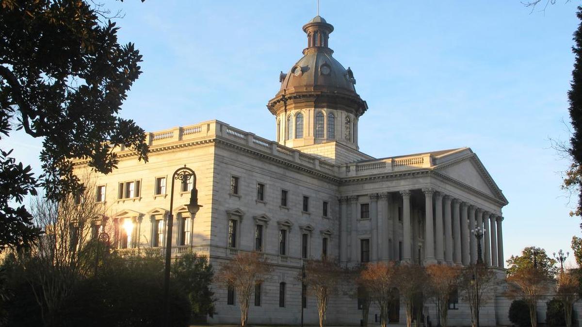 The South Carolina Statehouse in Columbia, S.C., is seen on Jan. 25, 2014.