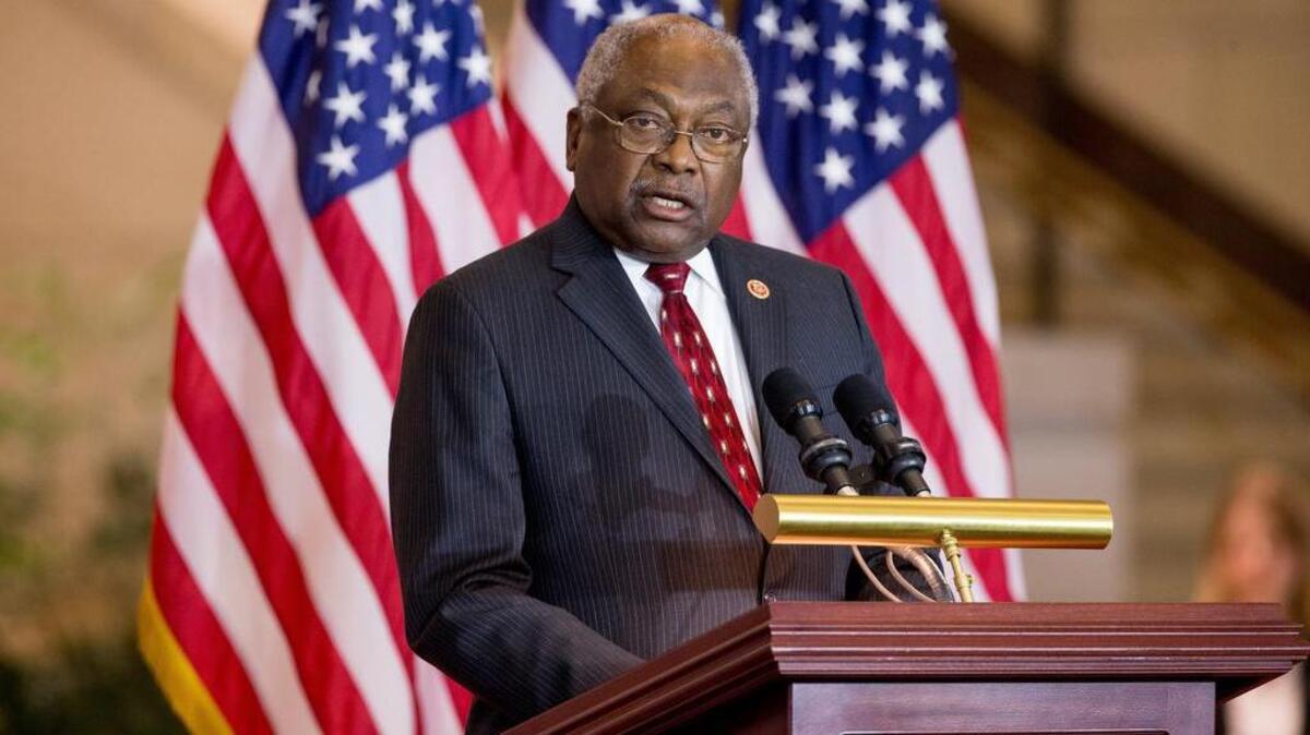 File photo. S.C. Congressman Jim Clyburn.