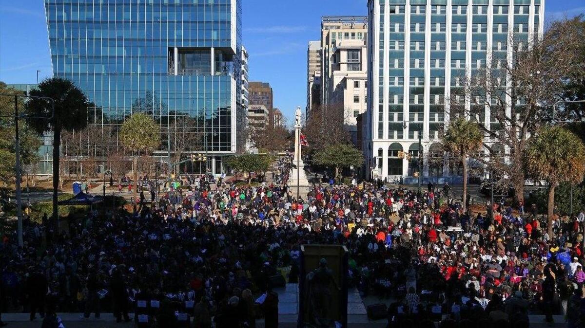 King Day at the Dome 2015 took place Monday, January 19, 2015 at the State House in Columbia, SC. Next year’s event will be the first without the Confederate flag flying on the State House grounds.