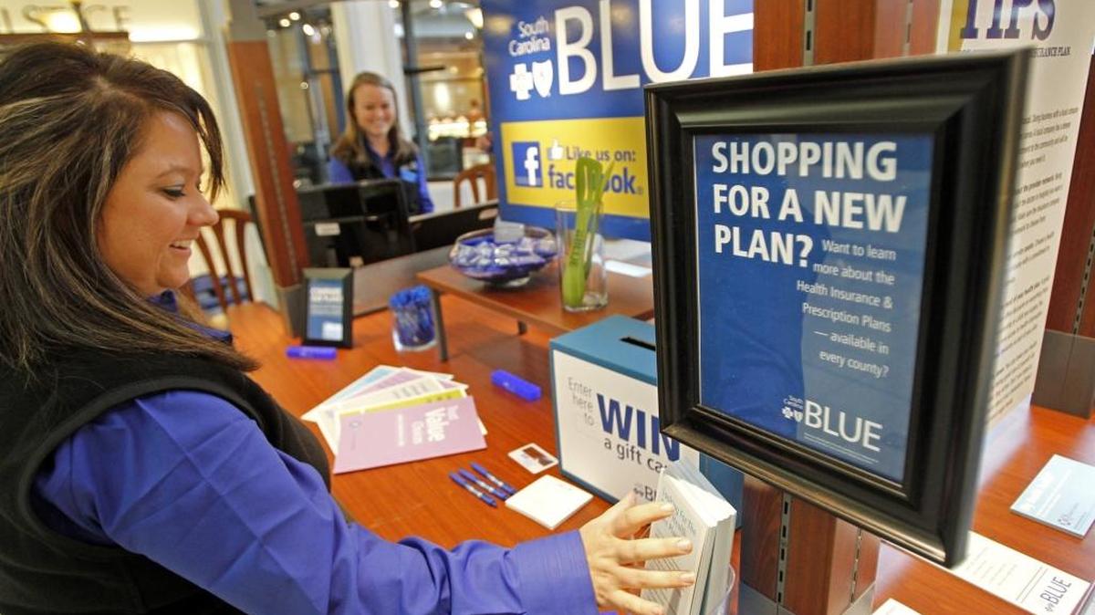 A file photo from Blue Cross Blue Shield's South Carolina Blue retail center at Columbiana Centre mall.