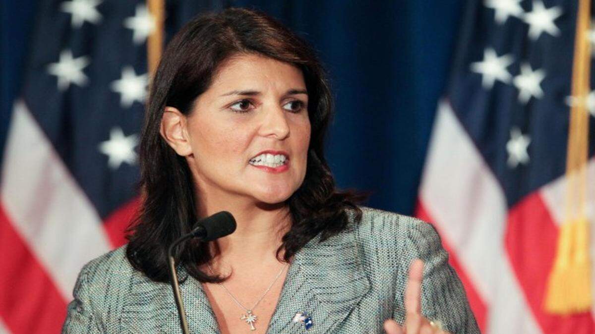
South Carolina Gov. Nikki Haley 
