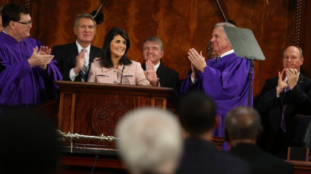 Gov. Nikki Haley at her 2016 State of the State address