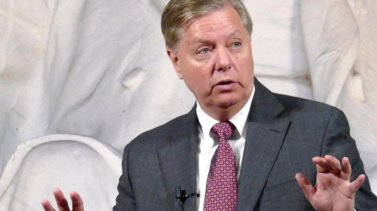 Sen. Lindsey Graham, Republican presidential candidate in Myrtle Beach on Monday, Sept. 28, 2015.