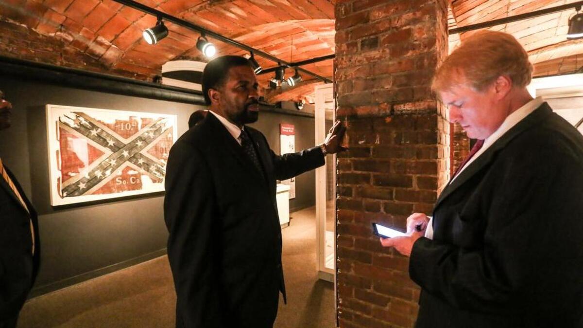 In 2015, S.C. legislators visited the Confederate Relic Room to discuss plans for the confederate flag.