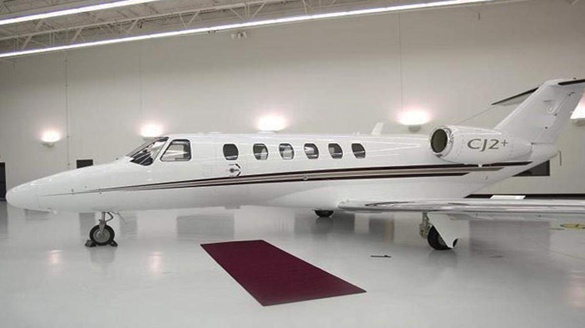 
A Citation CJ2+ jet that Clemson University’s athletics department would like to purchase for recruiting. 
