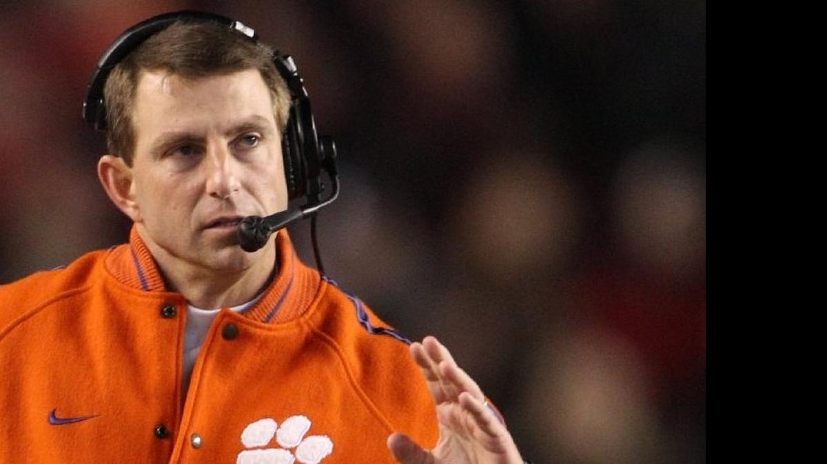 
Clemson head coach Dabo Swinney
