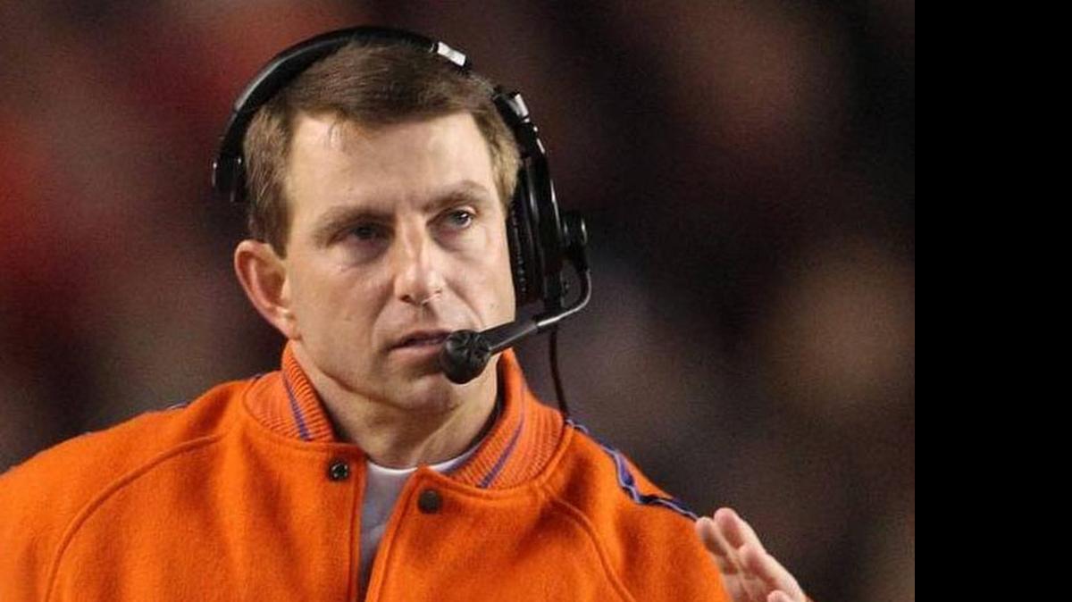 
Clemson head coach Dabo Swinney 

