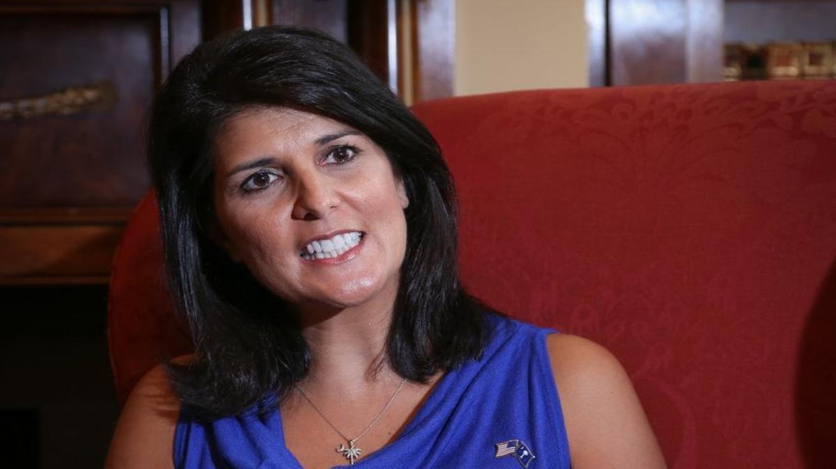 
South Carolina Governor Nikki Haley.
