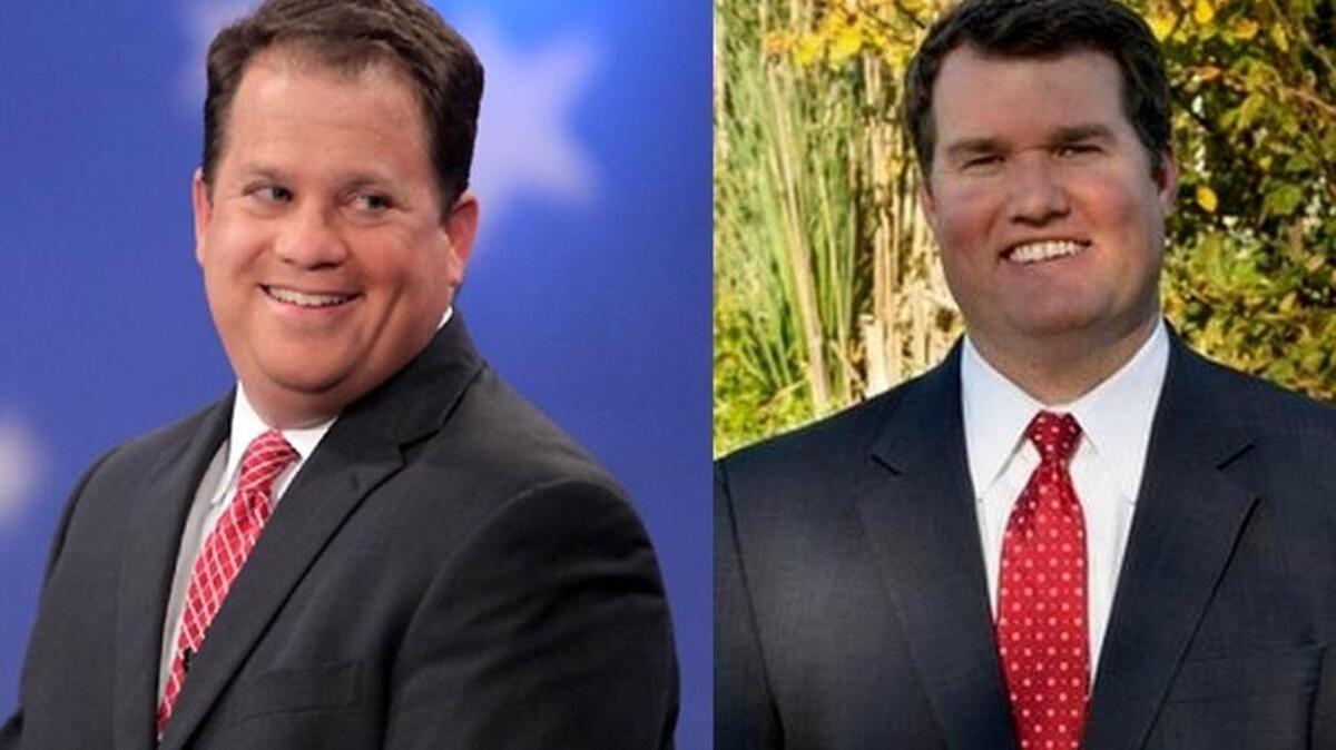 SC Sen. Lee Bright (on left) and SC Rep. Scott Talley