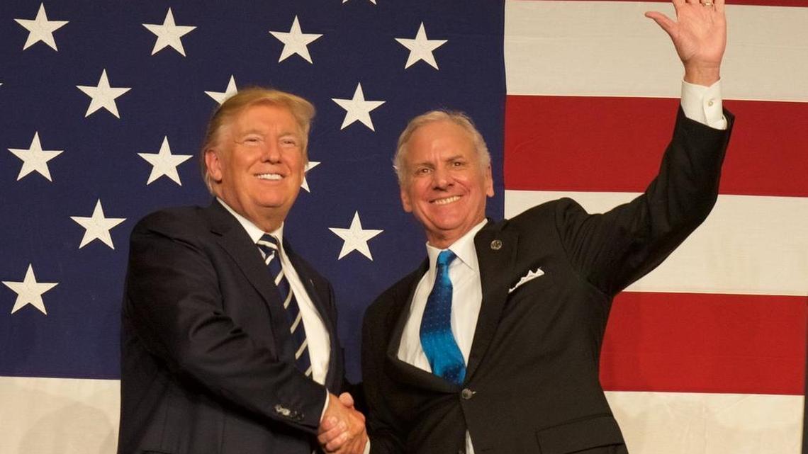 President Donald Trump, left, and S.C. Gov. Henry McMaster
