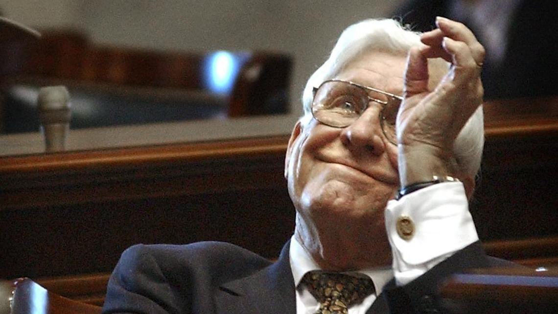 Sen. John Drummond, shown here in 2007 on opening day of the legislative session.