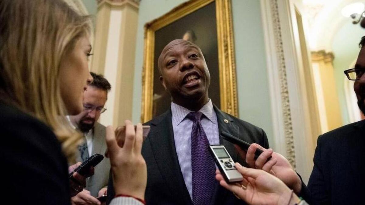 Sen. Tim Scott, R-S.C. just won an election to keep his current job in the U.S. Senate.
