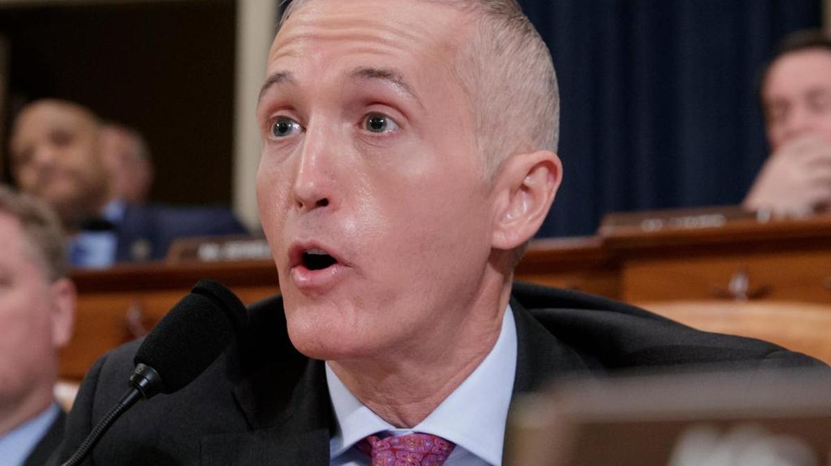 In this March 20, 2017, file photo, House Intelligence Committee member Rep. Trey Gowdy, R-S.C., questions then-FBI Director James Comey and National Security Agency Director Michael Rogers as they testify on Capitol Hill in Washington. President Donald Trump is considering nearly a dozen candidates to succeed ousted FBI Director James Comey, choosing from a group that includes several lawmakers, attorneys and law enforcement officials.