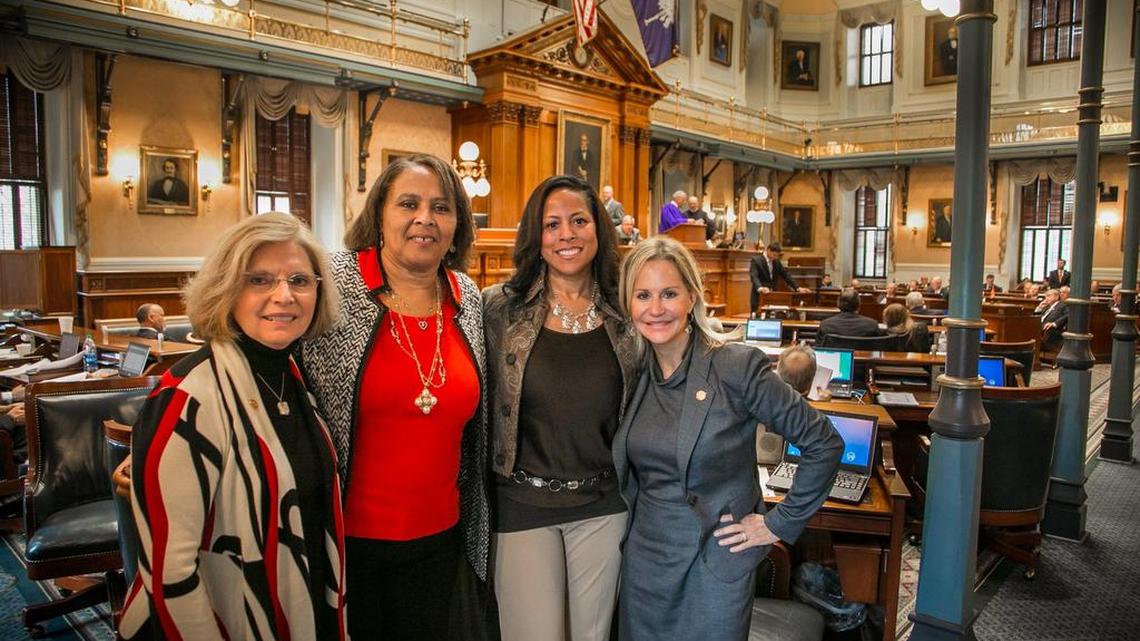 For the first time, the SC Senate has four women members – Katrina Shealy, Margie Bright Matthews, Mia McLeod and Sandy Senn.