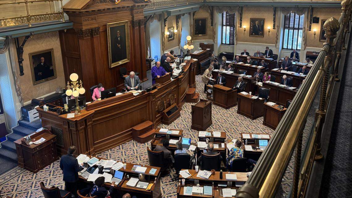 The South Carolina Senate chamber on Thursday, April 23, 2026.