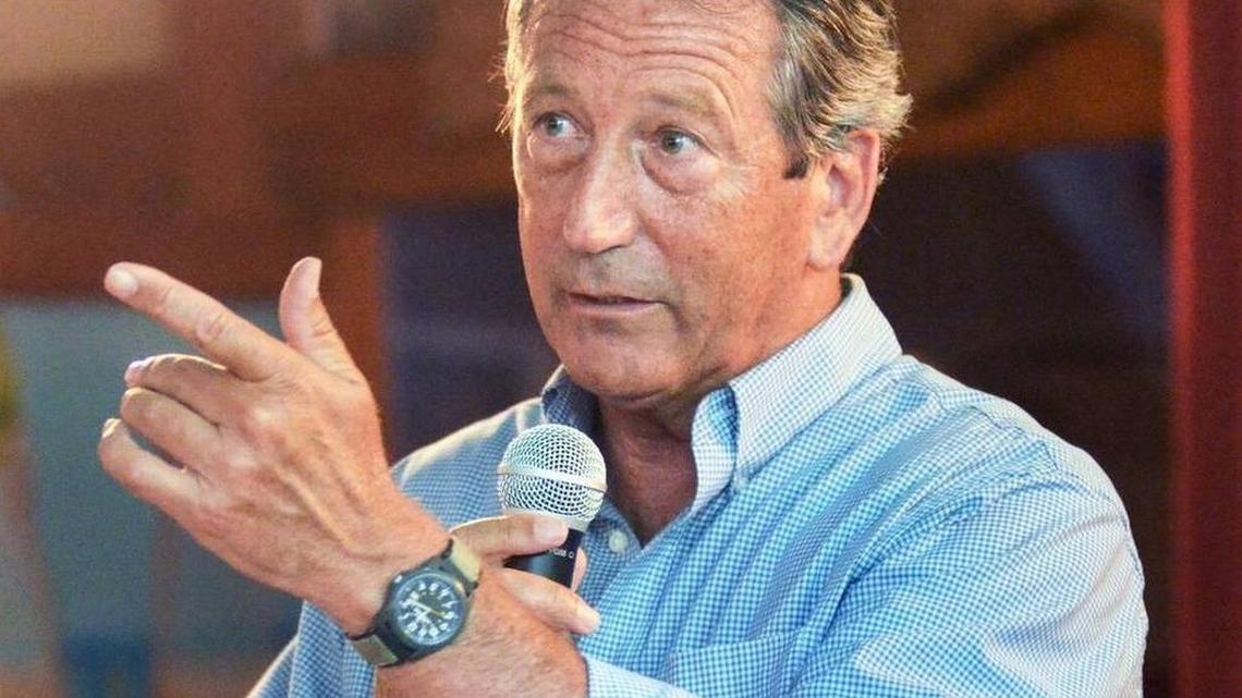 U.S. Rep. Mark Sanford, R-Charleston, speaks on Hilton Head Island earlier this year.
