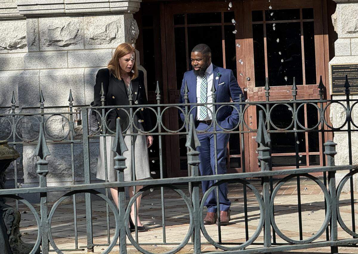 Attorneys for Richland County Lindsay Joyner, a private attorney, and county attorney Patrick Wright were in Charleston on Monday for the settlement of a jail inmate’s wrongful death lawsuit against the county.