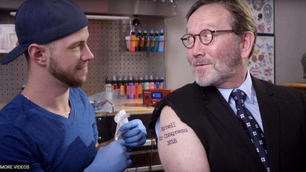 In a campaign video released Oct. 9, Democrat Archie Parnell apparently shows off some new ink - and promises a second run for South Carolina’s 5th Congressional District in 2018.