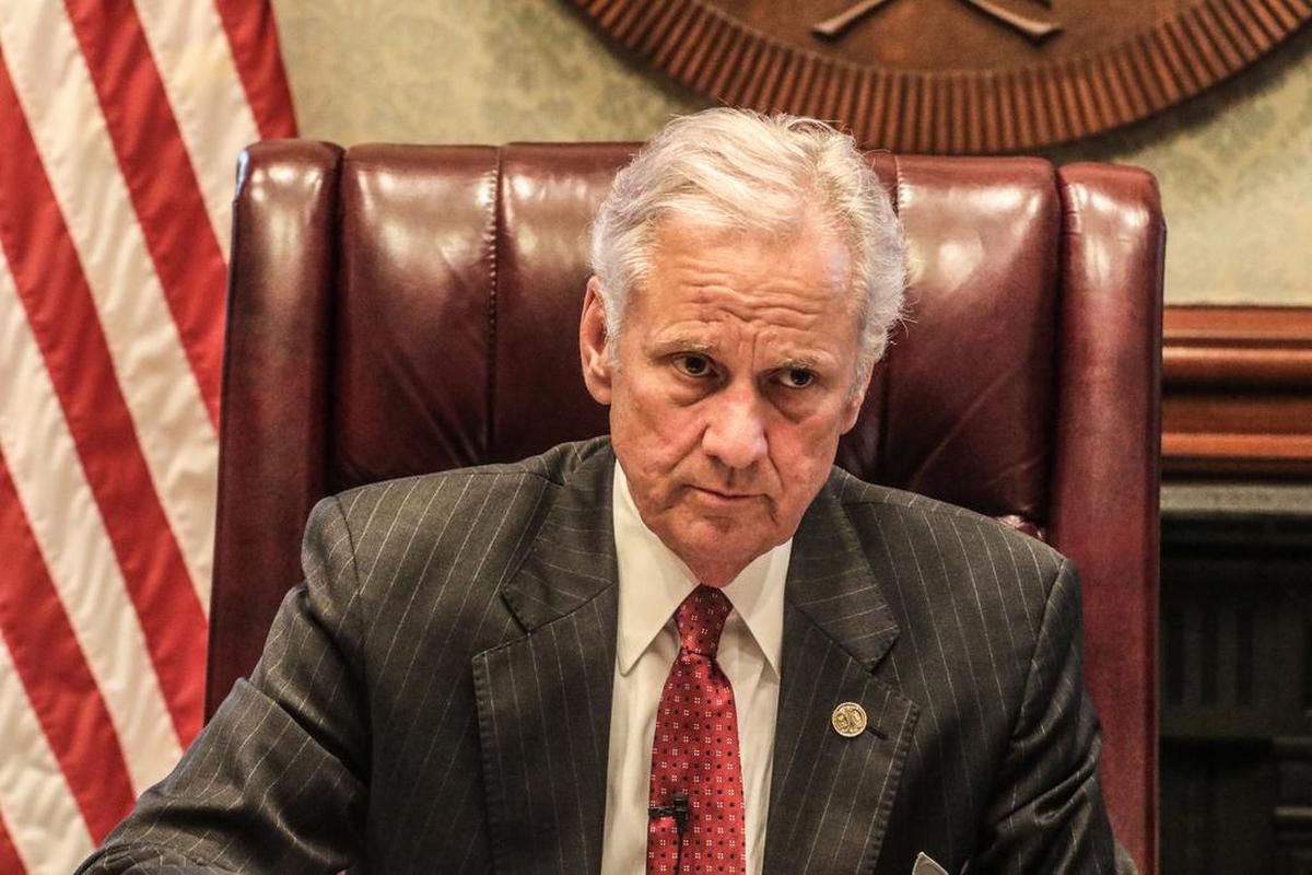 Henry Mcmaster talks to the State Newspaper during an exclusive interview Thursday, April 4, 2017.