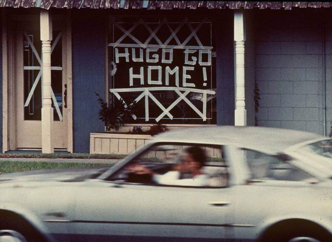 S.C. residents taped their windows and hoped for the best as Hurricane Hugo barreled toward the S.C. coast.