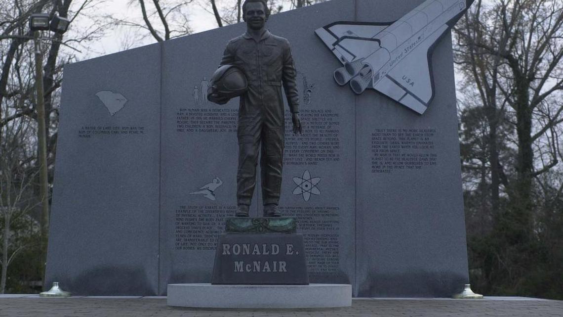 Ron McNair Memorial Park is in downtown Lake City.