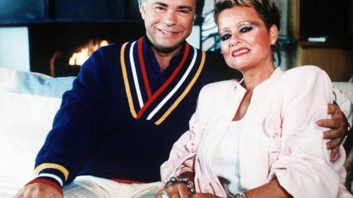 A 1987 photo of Tammy Faye Bakker Messner with then-husband Jim Bakker.
