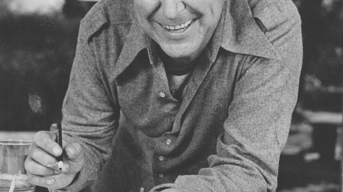 American artist Jasper Johns in an undated photo