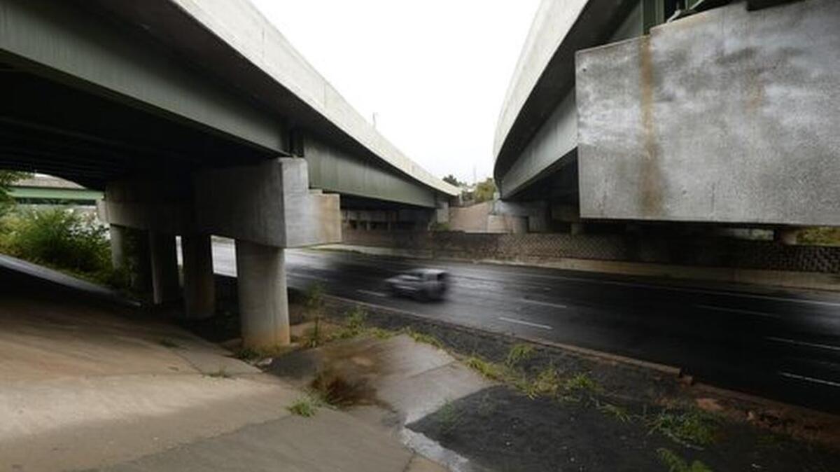 
The I-385 bridge over U.S. 276 between Mauldin and Simpsonville is where Jessica Nicole Smith fell to her death early Saturday while trying to help someone.
