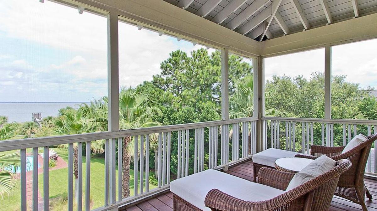 Sandra Bullock’s beach mansion on Tybee Island.