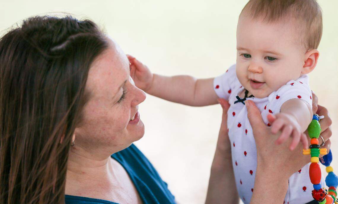 Teresa Schlosser, who lives in Columbia, is now a full-time mom to  7-month-old daughter, Cadence. Teaching left her emotionally drained and frustrated with the education system.