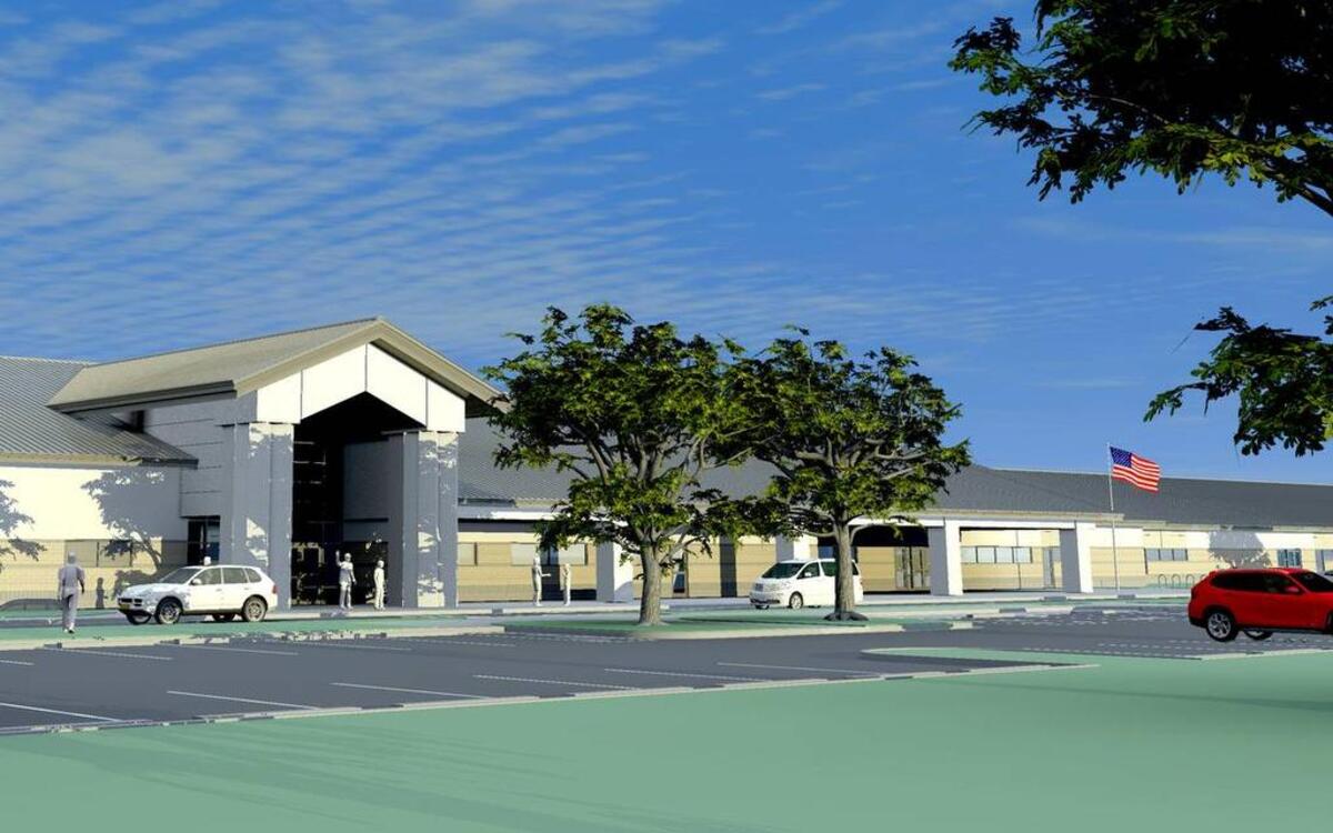 A rendering of River Ridge Academy