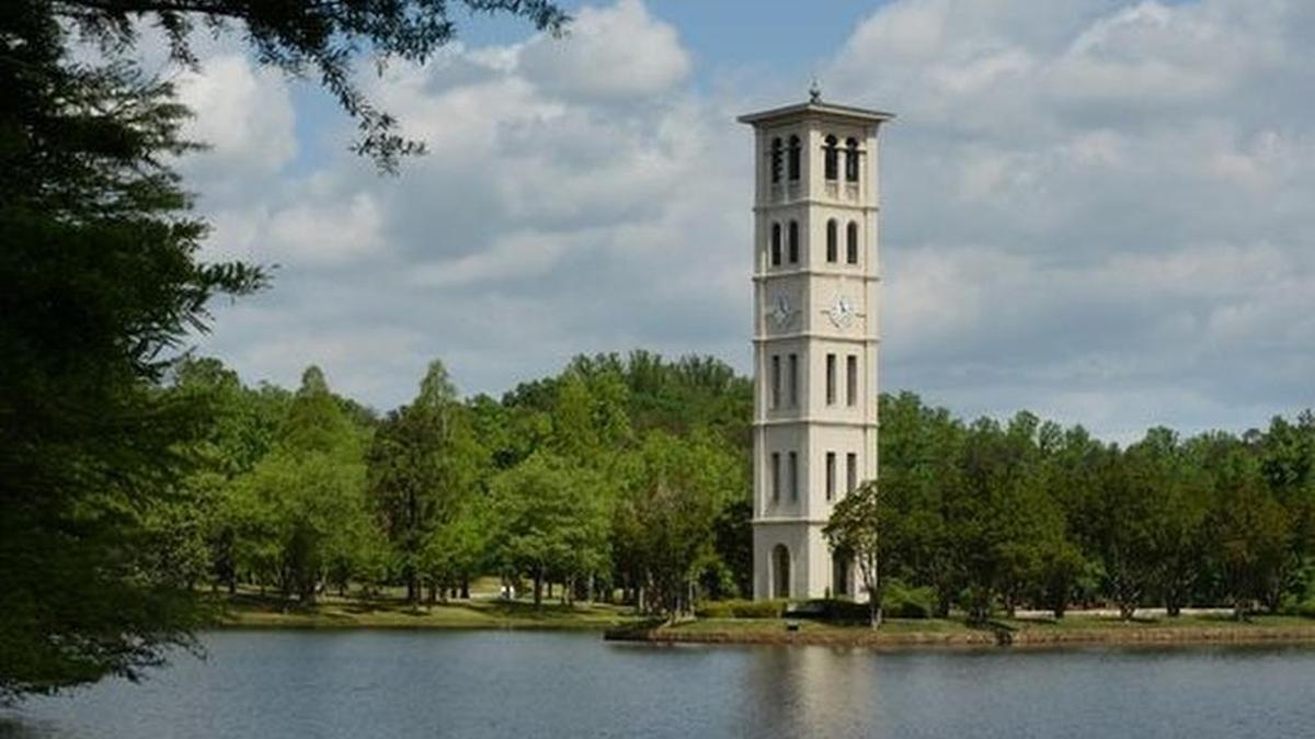 Bell tower at Furman University, Greenville, SC