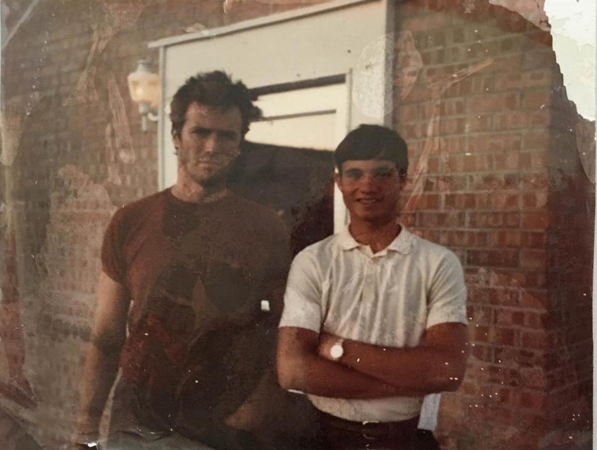 On June 30, 1967, Paul Neal, right, met Clint Eastwood in Las Cruces, N.M., while he was filming “Hang ‘Em High.” Neal was in the midst of a 3,000-mile bike ride at the time. The 68-year-old Rock Hill man tries to repeat the trip starting Monday
