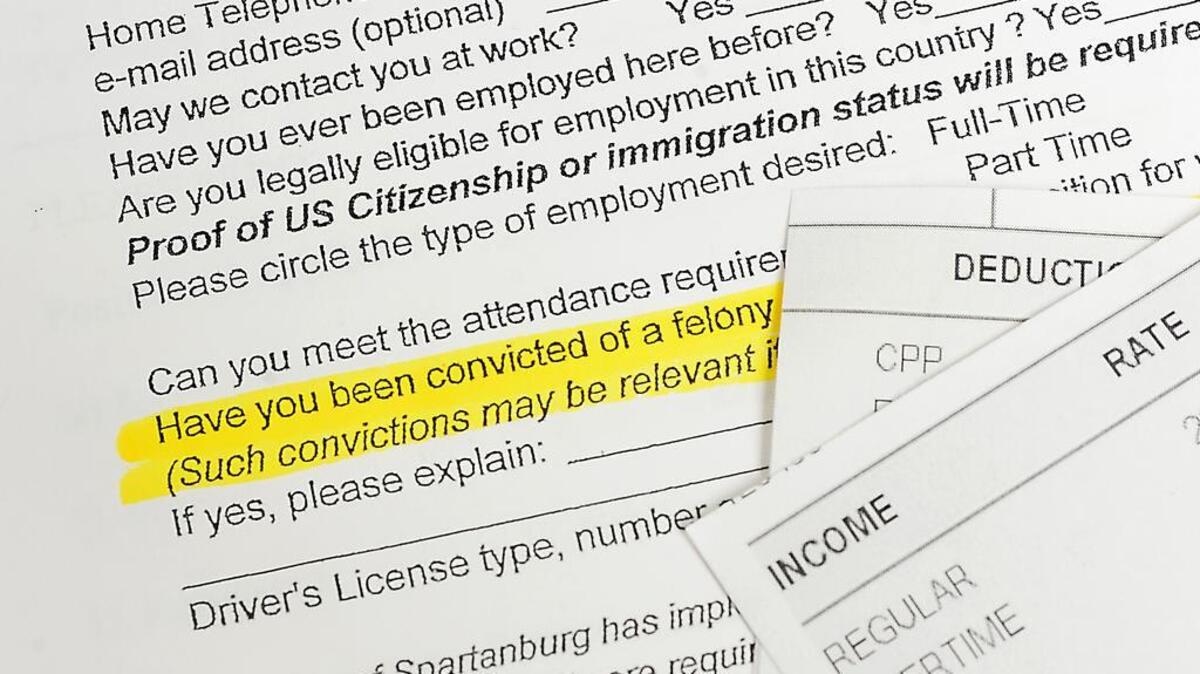 A “ban the box” ordinance would remove a criminal background question off of an initial job application to help ex-offenders have a chance at employment.