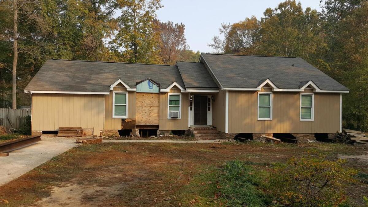The historic floods in 2015 affected a house in Lexington Co. To meet FEMA’s standards, the house had to be raised.
