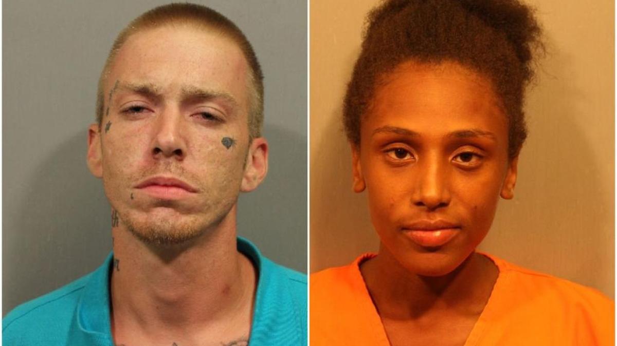 Ryan Graham (left) and Symaria Shannon are accused of kidnapping, robbing and shooting a Coastal Carolina Student earlier this month. The two were arrested outside a hotel in Kenner, La.
